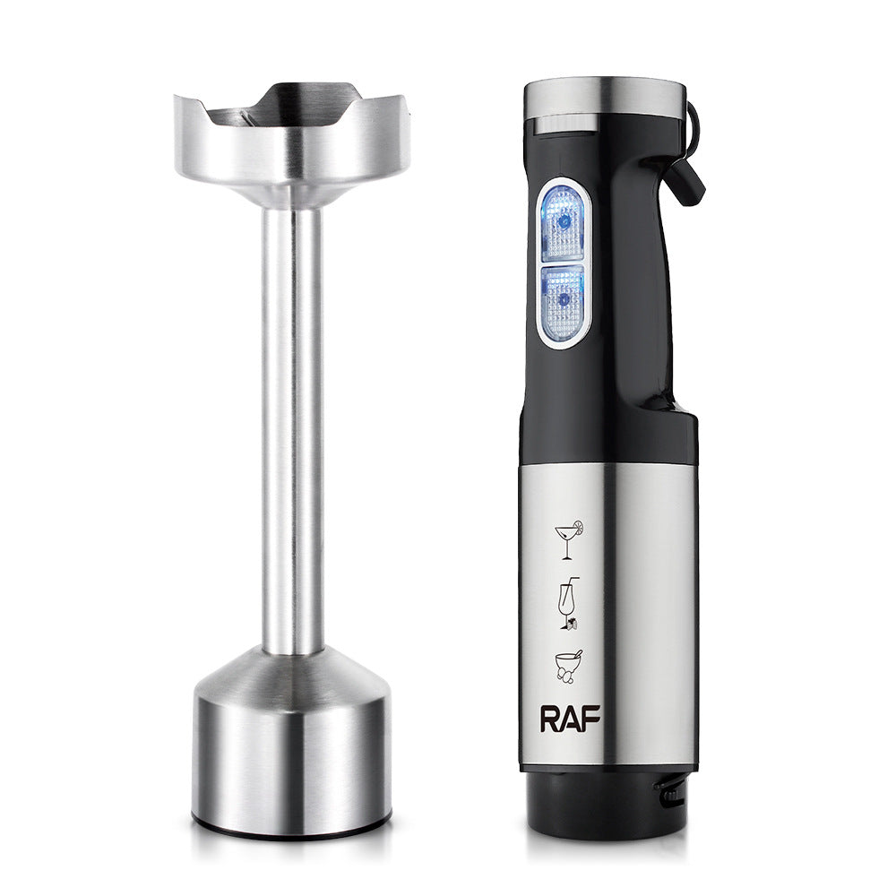 RAF European Standard Portable Household Food Blender 5-in-1 Electric Stainless Steel Cooking Stick Mixer363