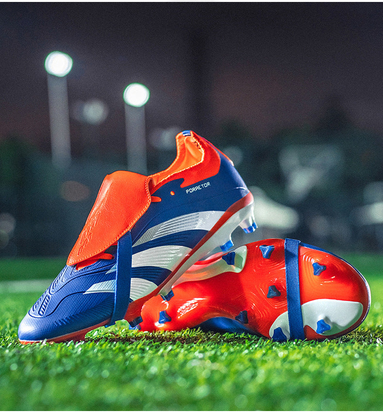 World Cup Football Shoes Men's New Style Grassland Competition AG Spike TF Broken Nails Adult Youth Student Sports Training