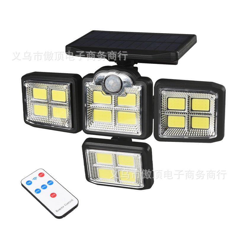 New Solar Wall Light Split Body Sensor Street Light Remote Control Garden Light LED Waterproof Garden Light