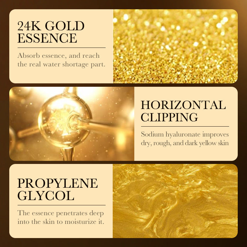 24K Gold Essence ZOZU Hyaluronic acid moisturizing and hydrating skincare wholesale for  trade