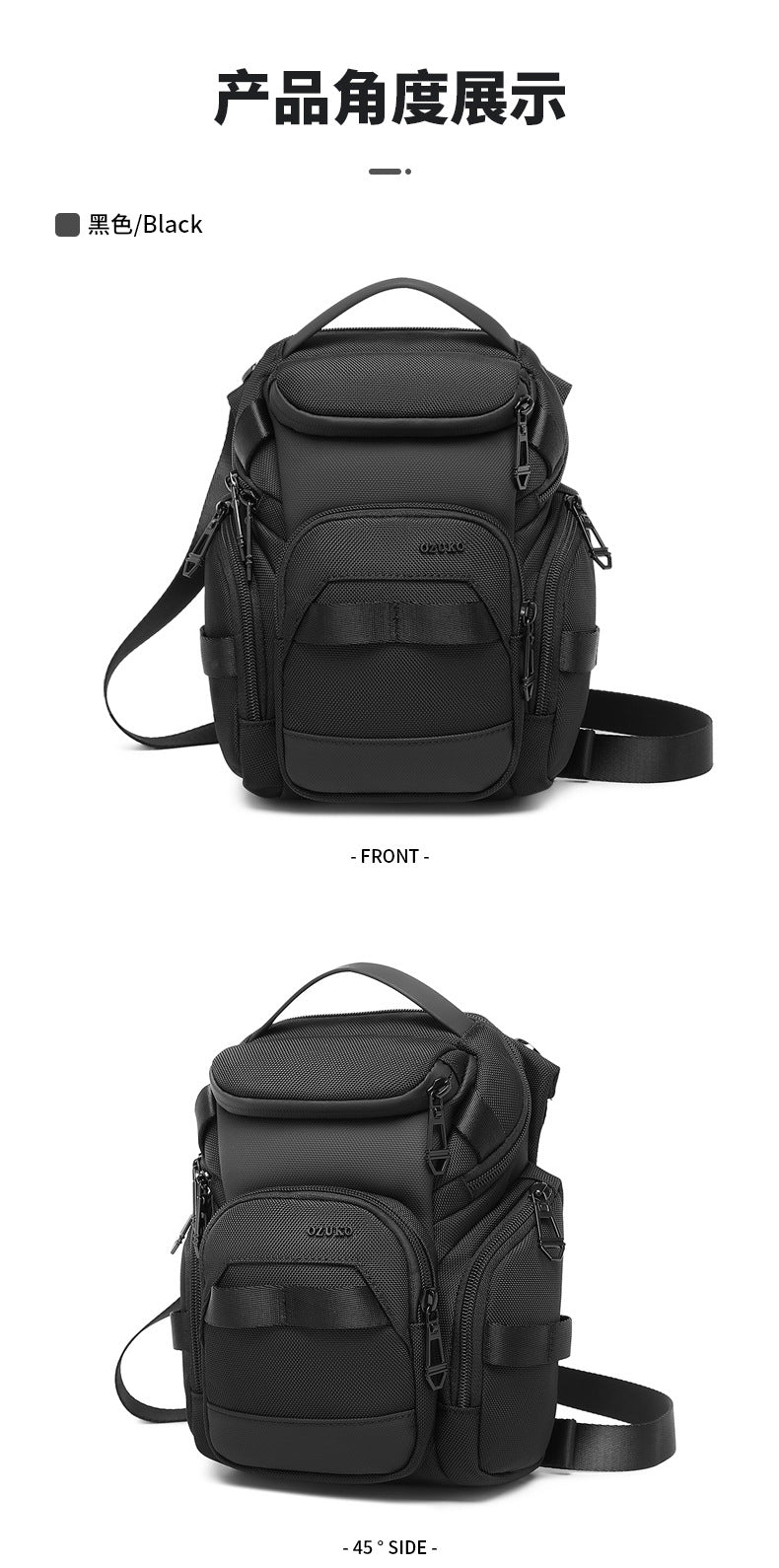 Tactical Cycling Leg Bag Motorcycle Waist Bag Men's Waterproof Multifunctional Motorcycle Crossbody Shoulder Bag Outdoor Sports Bag