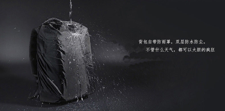 ozuko New business backpack for men, outdoor multifunctional travel bag, waterproof1715-inch Laptop Backpack