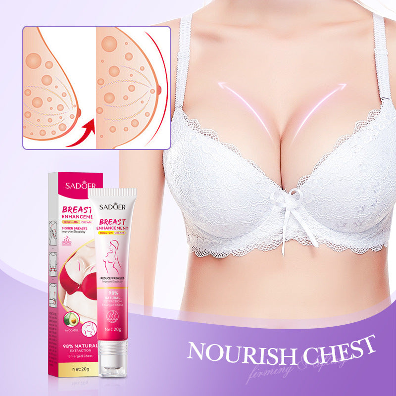 Roll-on Cream20g SADOER Breast Firming and Plumping Massage Care Beauty Cream  Wholesale