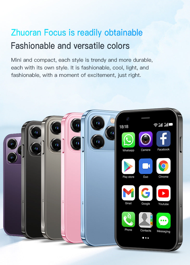 Hot Sale XS15 Mini Mobile Phone2+16G Ultra-small Pocket Android Smartphone Google Phone(Popular)