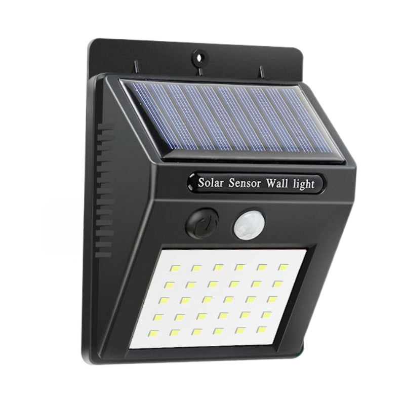 Solar Wall Light Outdoor Human Body Sensor Light Waterproof Garden Light20+5+5LED Corridor Light Emergency Light Street Light