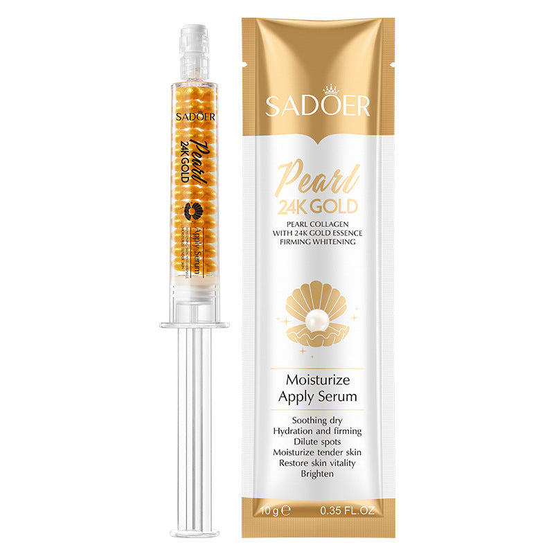 24K Golden Pearl Collagen Hydrating Essence SADOER Moisturizing and Hydrating  Wholesale