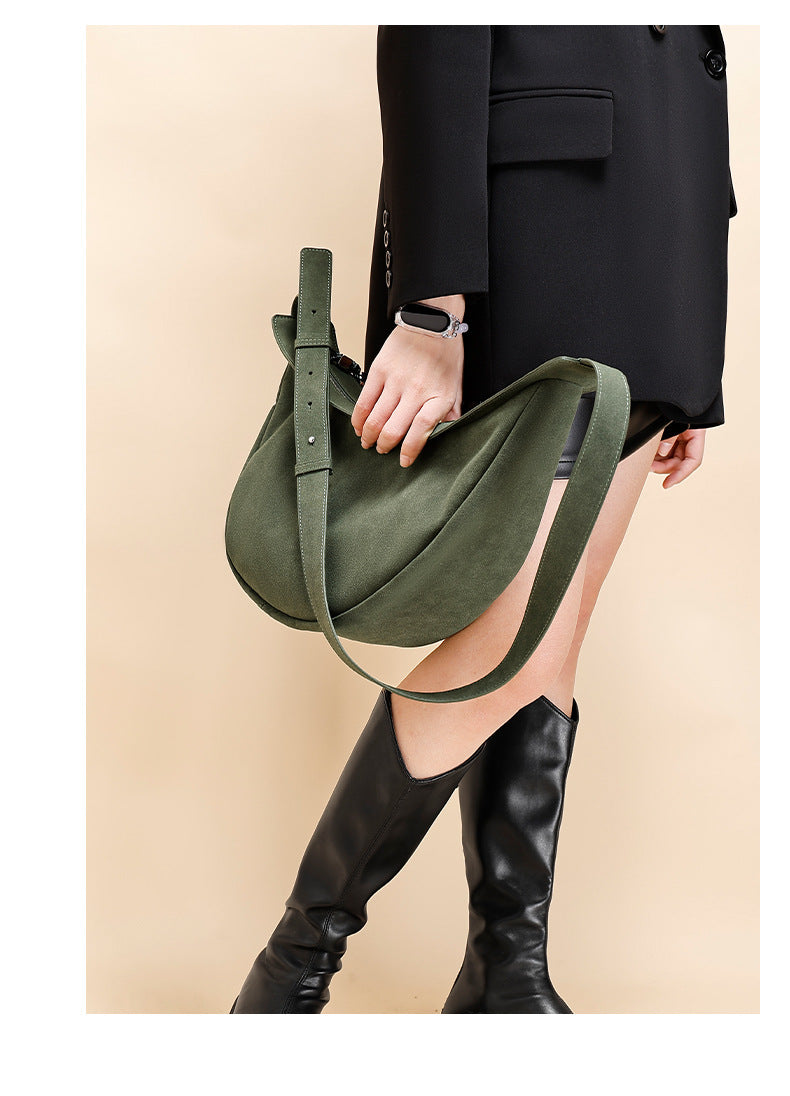 New Fashion Women's Dumpling Bag, Unique Design Casual Women's Chest Bag, Trendy Versatile Single Shoulder Crossbody Underarm Bag