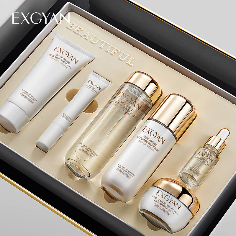 Cross-Border Yixiangyuan Two-Split Yeast Six-Piece Set Moisturizing lotion autumn and winter cosmetics skincare wholesale