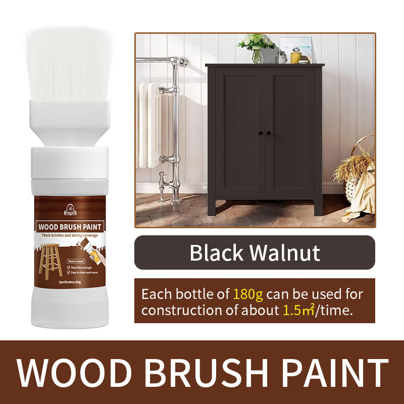 New Product Brush Paint Water-Based Wood Paint Furniture Renovation Bedside Table Wood Coating Paint Renovation Magic Tool