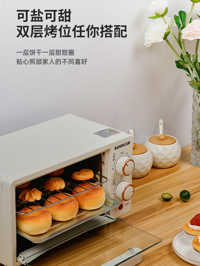 Three DI Electric Oven12Mini Small Baking Visual Household Oven Multi-Functional Fully Automatic Gift Wholesale