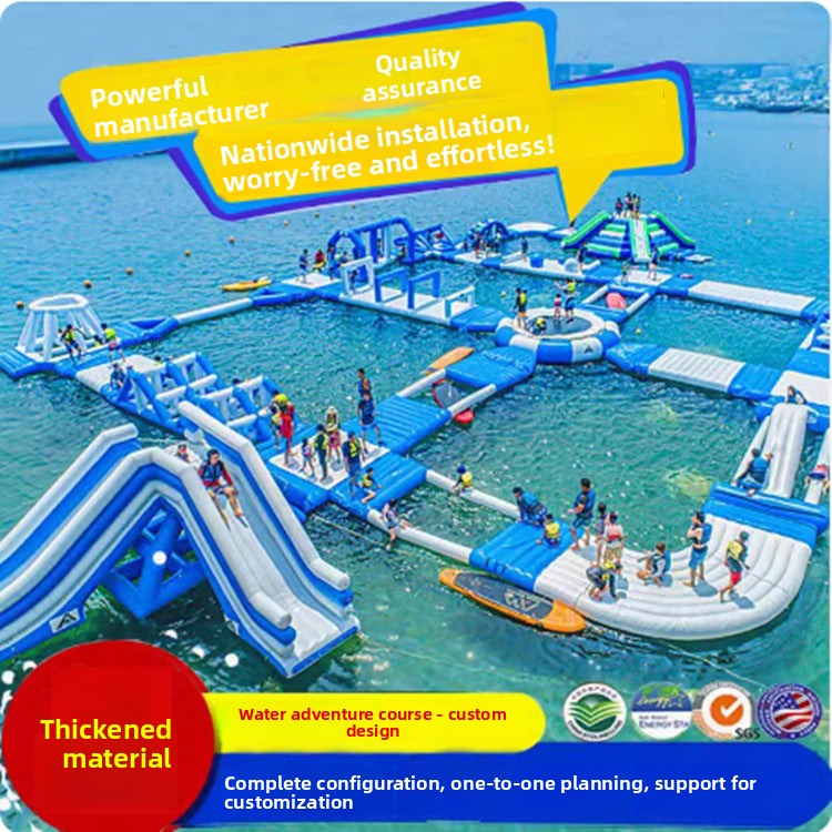 Inflatable Water Park Swimming Pool Pool Manufacturer Mobile Castle Equipment Bracket Breakthrough Slide Mobile Amusement