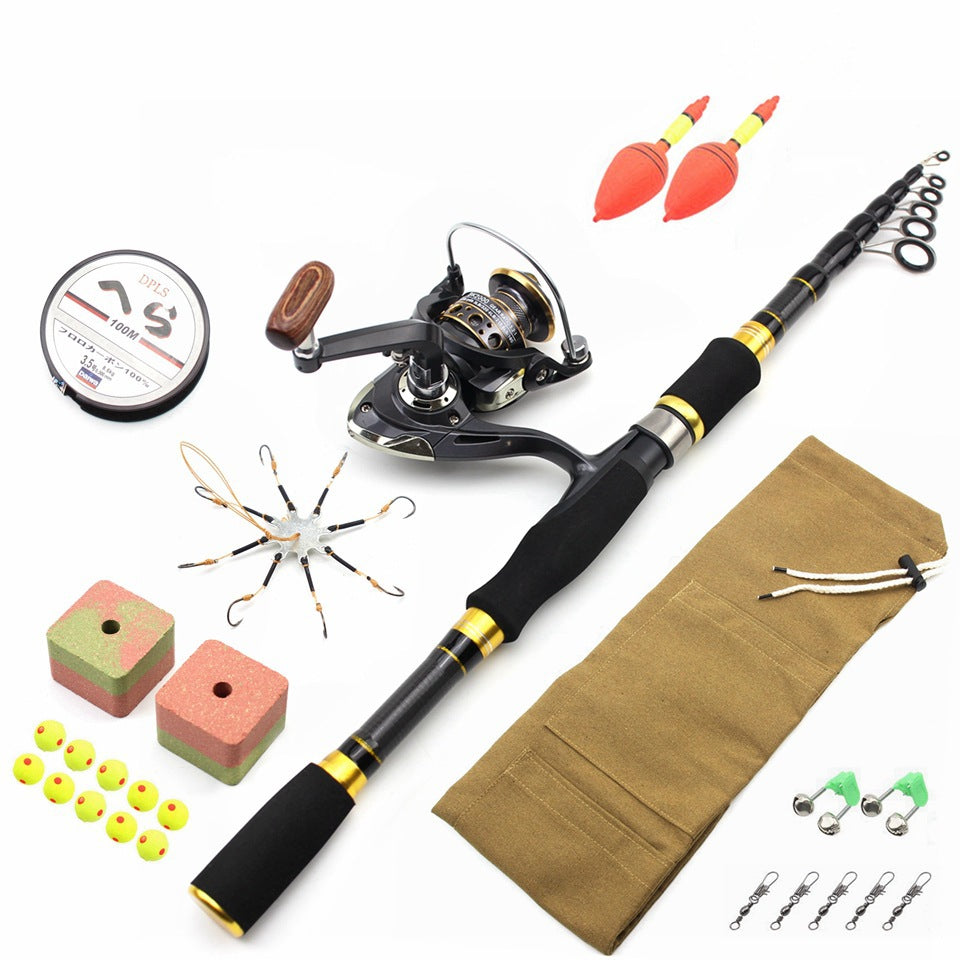 M Portable European Carp Fishing Set Fishing Gear Combination European and American Popular Fishing Rod FBA