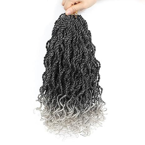 European and American Cross-Border Direct Supply Synthetic Wigs18Curved Dreadlocks Wavy senegalese twist Wig