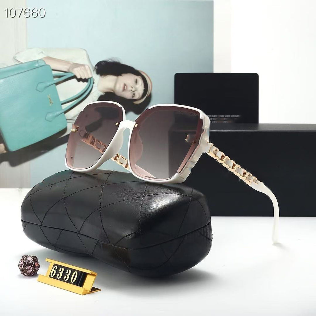 New High-End Large Frame Sunglasses for Women, European and American Style, Trendy Women's Sunglasses2025High-end versatile sunshade glasses