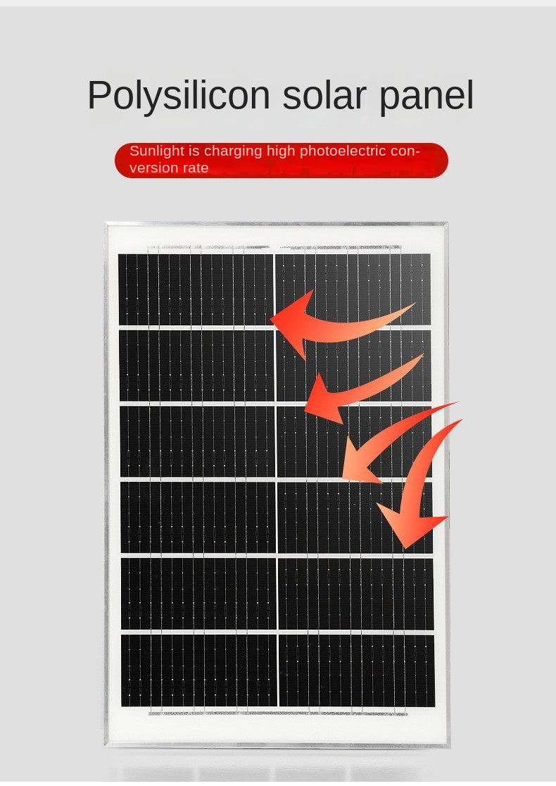 Bright Solar Floodlight Waterproof Detachable Smart Outdoor Light for Factory Yard Indoor and Outdoor Lighting