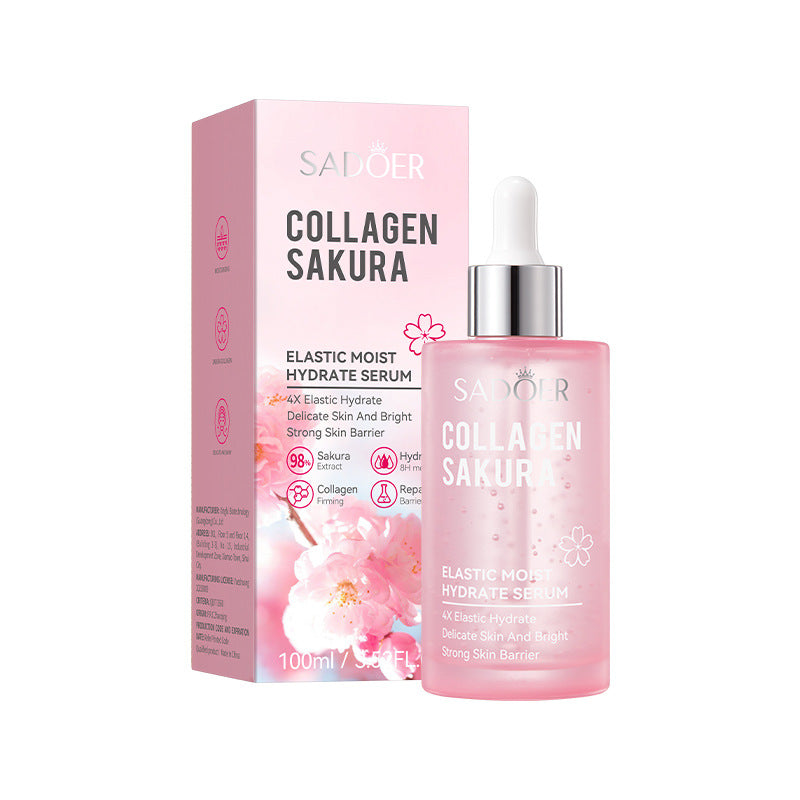 Sakura Essence100ml SADOER Collagen elastic moisturizing essence  wholesale
