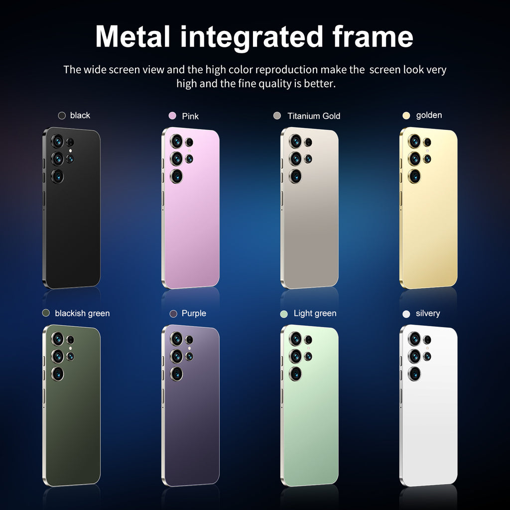 European Bestseller S24 Ultra Smartphone4+128G Large Screen Android Phone Source Factory