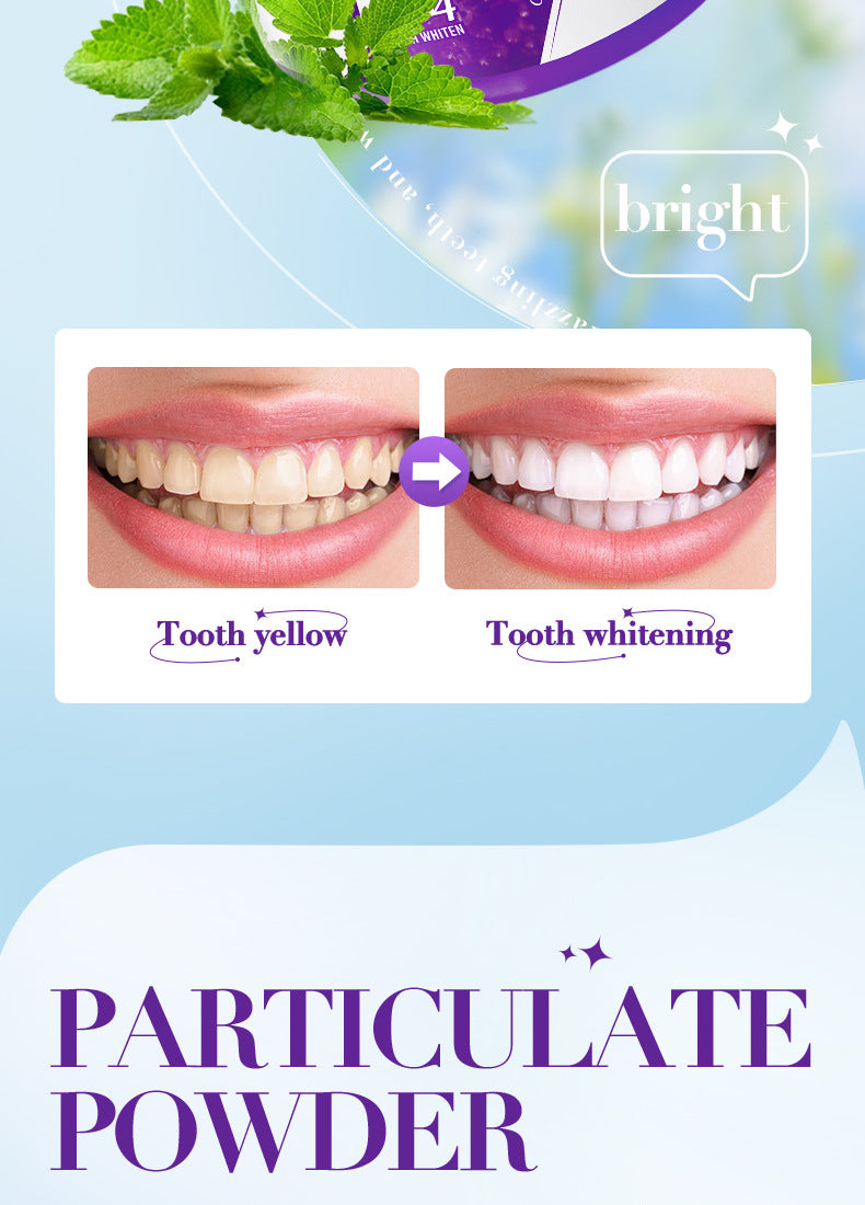 V34Toothpowder50g SADOER Whitening Deep Cleaning Whitening Teeth Cleaning Powder  Foreign Trade Wholesale