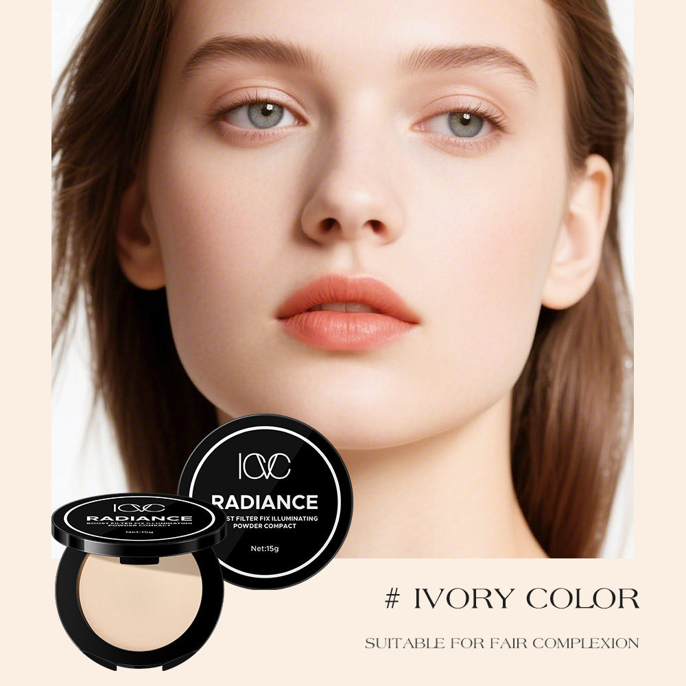 ICVC#1204Oil Control Powder Nude Makeup Setting Loose Powder5g Comes with makeup mirror, e-commerce version