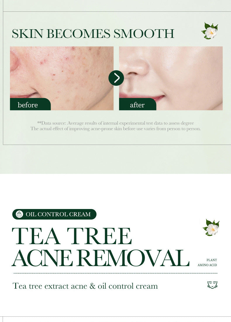 Tea Tree Skincare Set SADOER Cleansing, moisturizing, hydrating five-piece set for  foreign trade wholesale