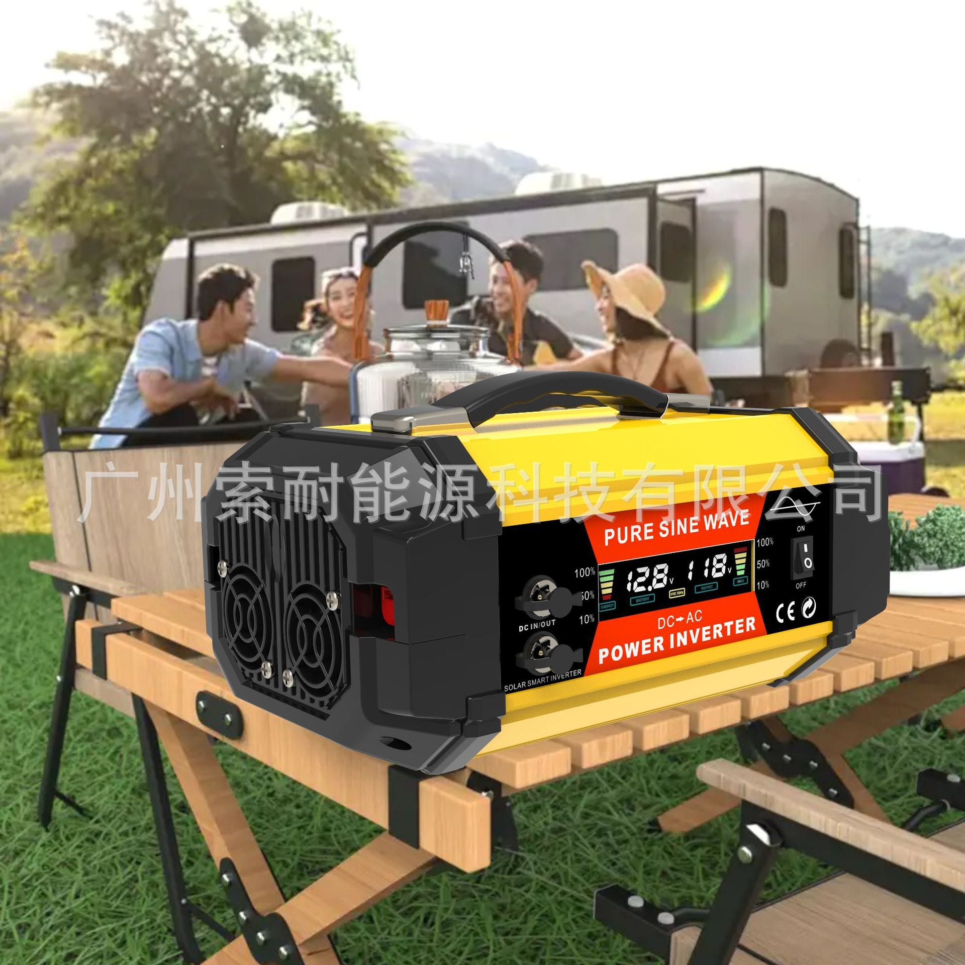 Brazilian Socket Pure Sine Wave Inverter500W/800W/1000W 12V Turn110V/220V Export