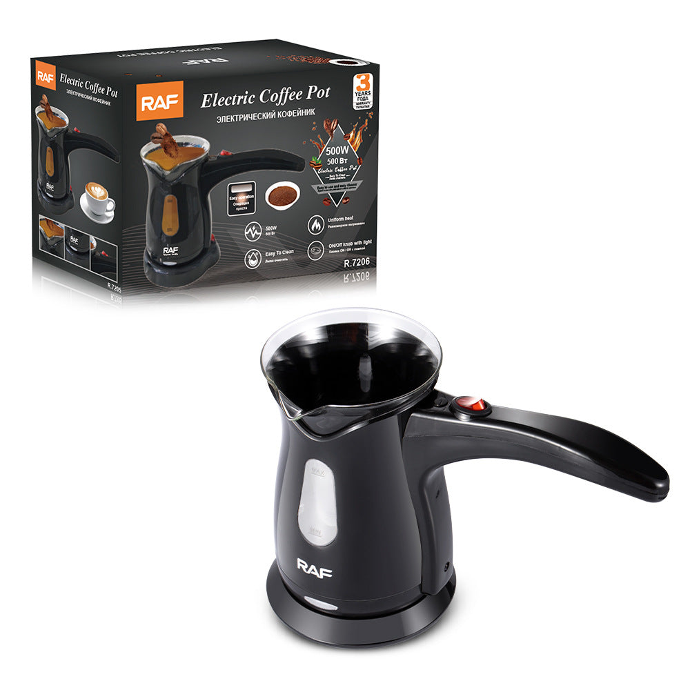 RAF Electric Milk Kettle Coffee Pot Traditional Middle Eastern Electric Turkish Coffee Machine Foldable Coffee pot