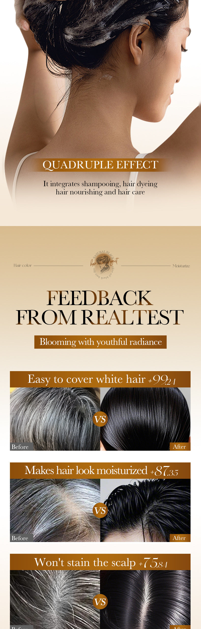 Cross-border Hair Conditioner Tablets25ml Olive Oil Plant Extract Moisturizing Dye Tablets Export Manufacturer Cross-Border