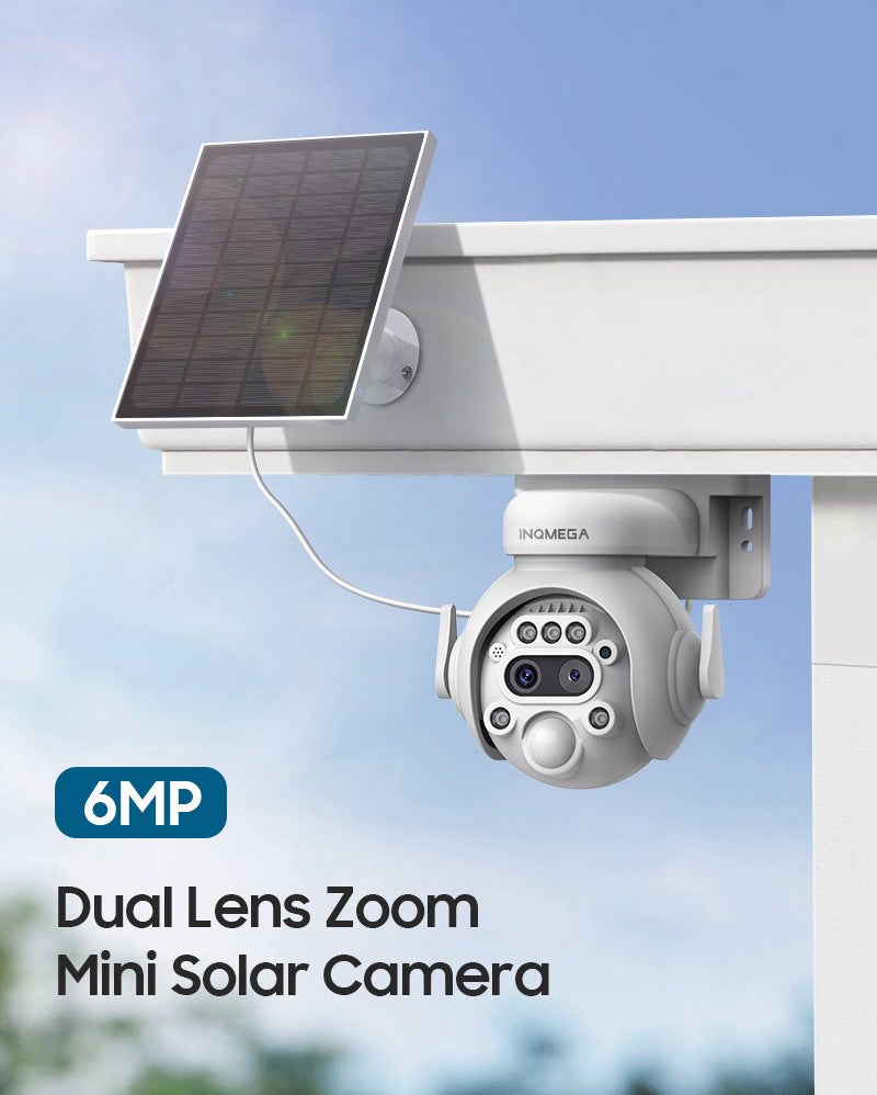 4G Solar Camera Camera6MP High Definition Full Color Camera122x Zoom Outdoor Surveillance Dome Camera