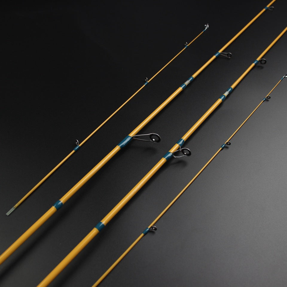 1.4Ultra-light Stream Casting Rod, Soft and Lightweight, Easy to Carry, Four-section Lure Rod for Bass and Panfish Fishing