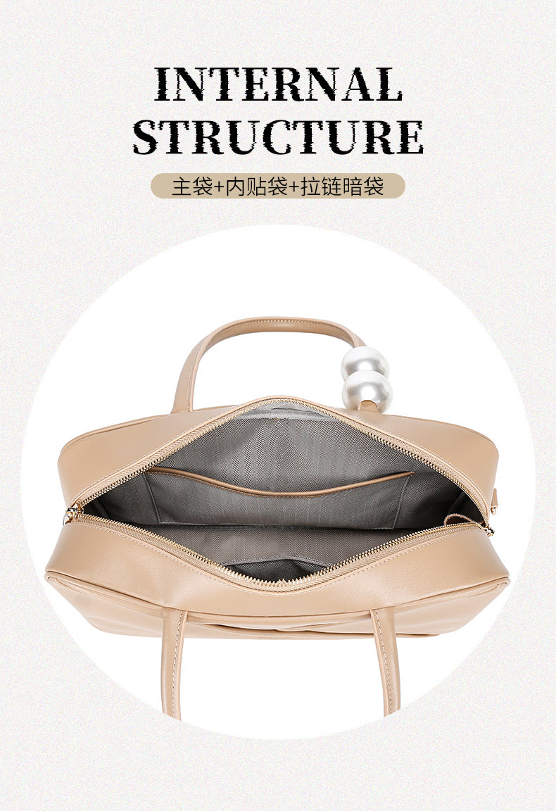 Fashion Women's Bag Niche Texture Single Shoulder Crossbody Bag Large Capacity Tote Bag Handheld Women's Laptop Bag