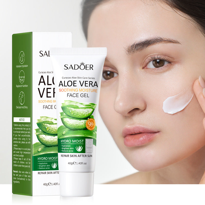 Aloe Vera Gel Aloe Vera Gel300g Large Capacity Hydrating Moisturizing Nourishing Cross-Border Foreign Trade Live Wholesale