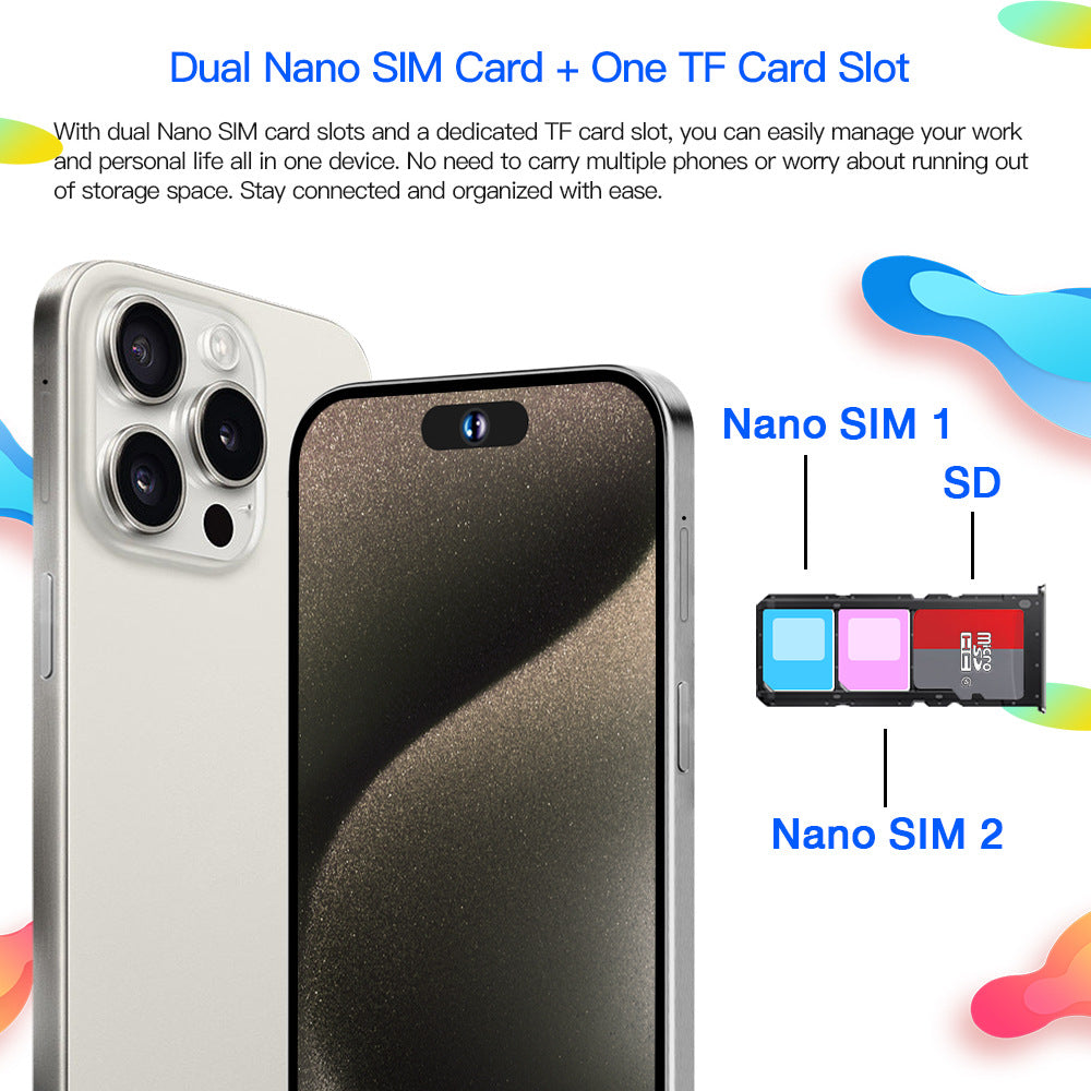 Exclusive Supply i15 Pro Max High-End Smartphone16+1T Smartphones In Stock Wholesale