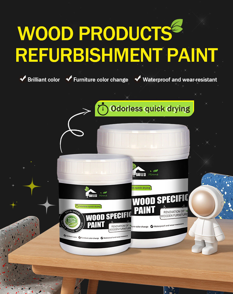 Wood Varnish Cabinet Window Frame Drawer Renovation Color Change Paint Water-based Renovation Latex Paint for Solid Wood Doors