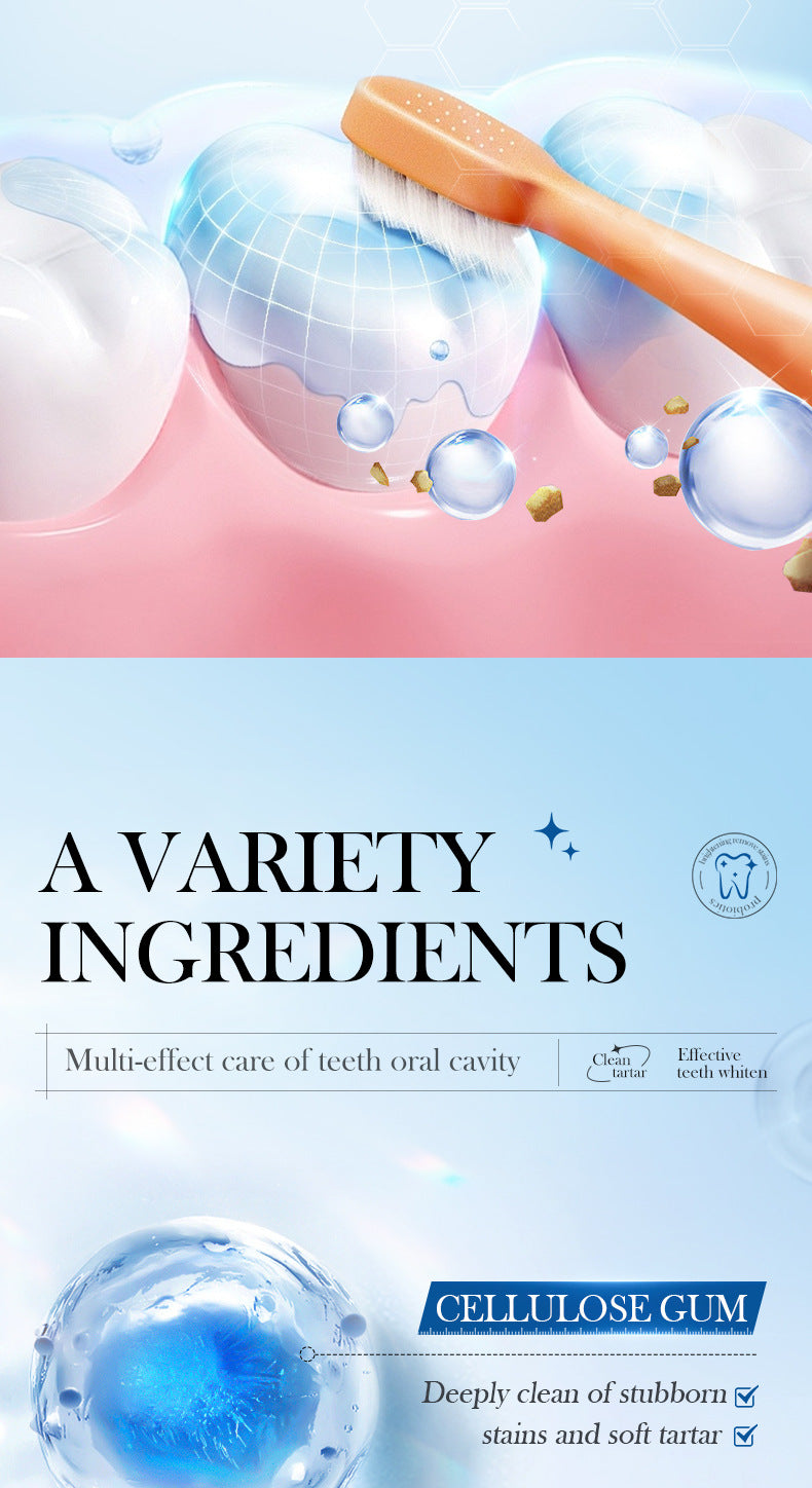 Plant Fruit Probiotic Toothpaste SADOER Oral Whitening Teeth Gum Care Toothpaste  Wholesale