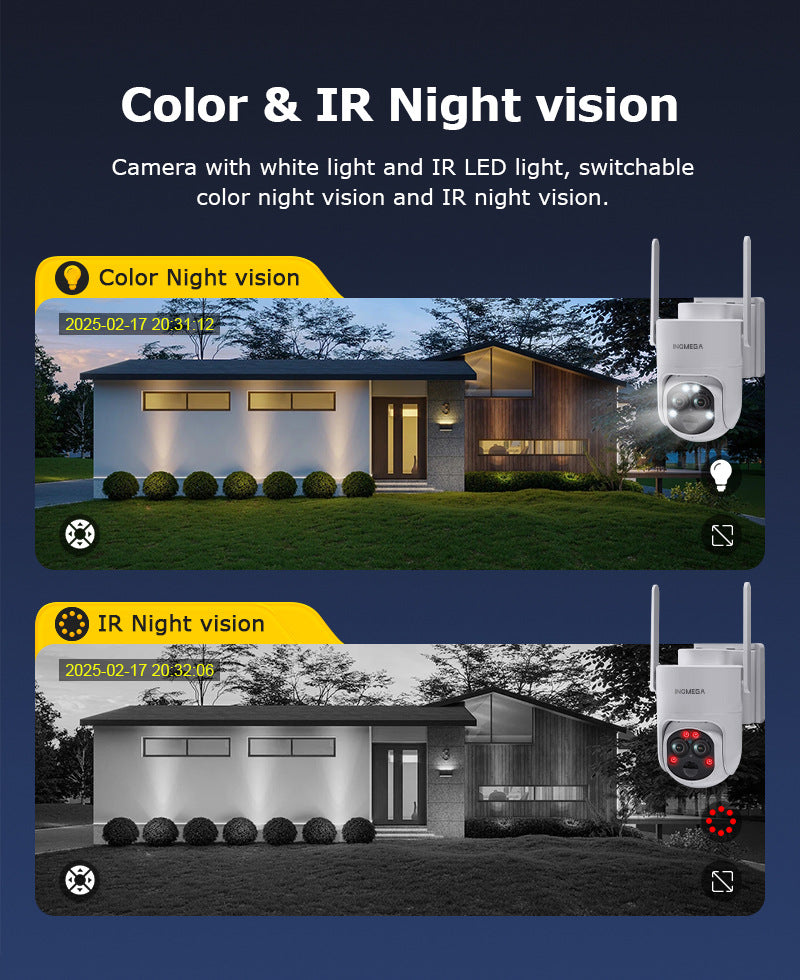 Private Model4G Solar-powered Camera122x Zoom Surveillance600High Definition Full Color Outdoor Special
