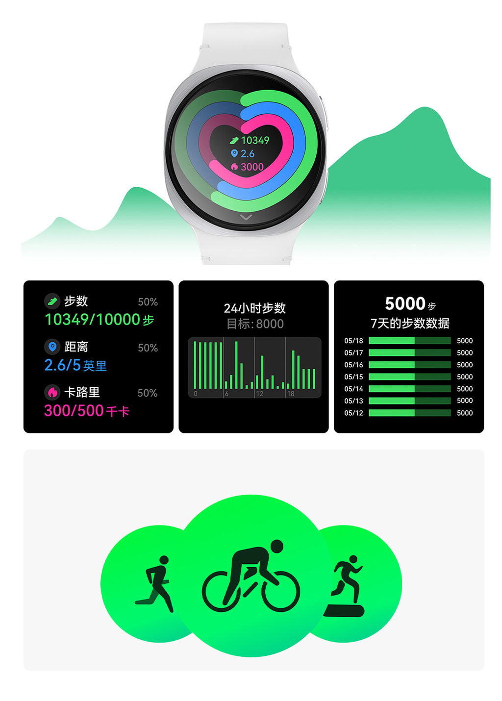 HD8Smart Watch Bluetooth Call True Heart Rate Step Count Blood Sugar Sleep Monitoring Deep Waterproof Three-Proof Sports