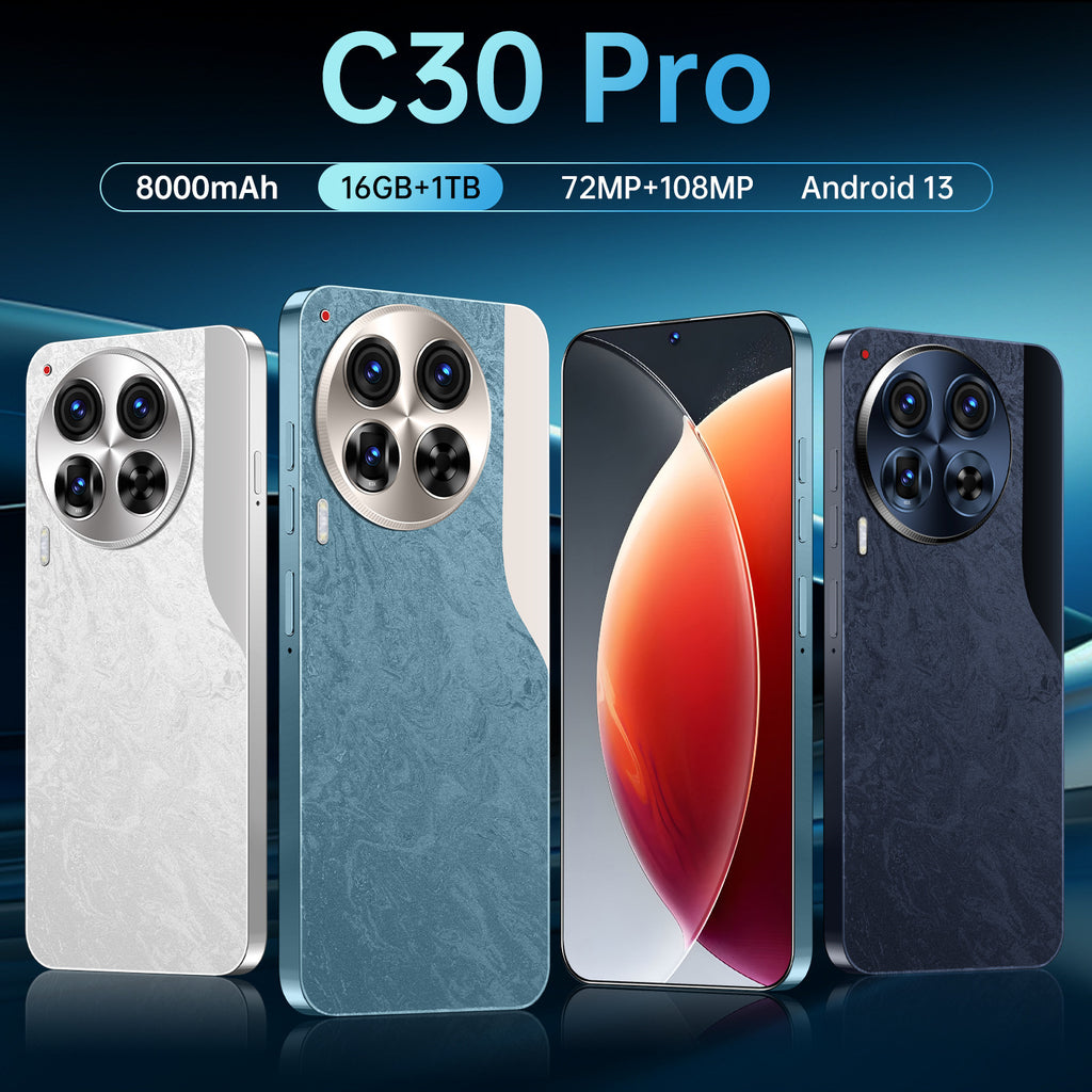 Specially designed for smartphones C30 Pro Large Ultra-Wide Screen16+1T Factory Direct Price Hot Sale(Popular)