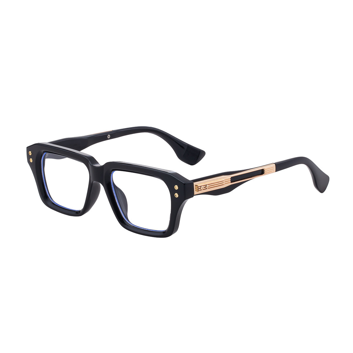 2025New European and American Fashion Square Frame Sunglasses for Men, Unique Small Frame, High-End Trendy Sun Protection Sunglasses for Men