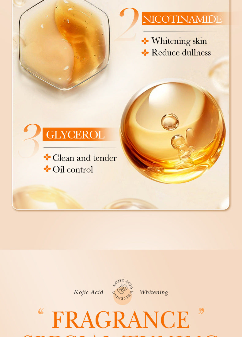 Kojic Acid Whitening Soap100g SADOER Clean Bathing Facial Soap Handmade Soap  Wholesale