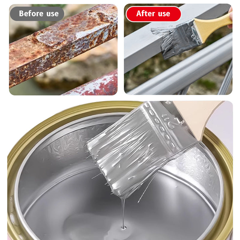 Gold and Silver Latex Paint baolisi Iron Art Steel Color Steel Tile Renovation Coating Anti-Rust Industrial Metal Paint