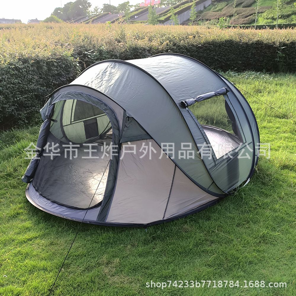 Fully Automatic Hand Throw Quick Open Tent Indoor Children's Tent Camping Windproof Rainproof Sunproof Tent