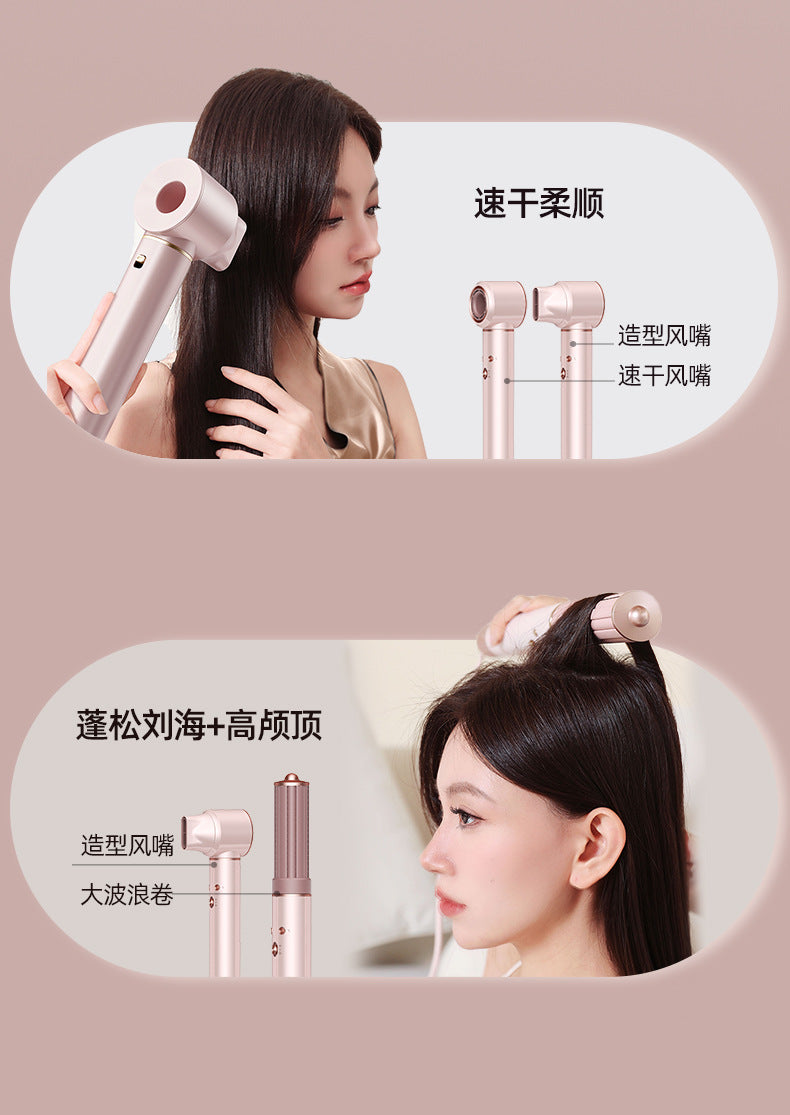 ФенMultifunctional 5-in-1 Hot Air Comb Curling Iron Styling High Power High Speed Hair Care Negative Ion Hair Dryer