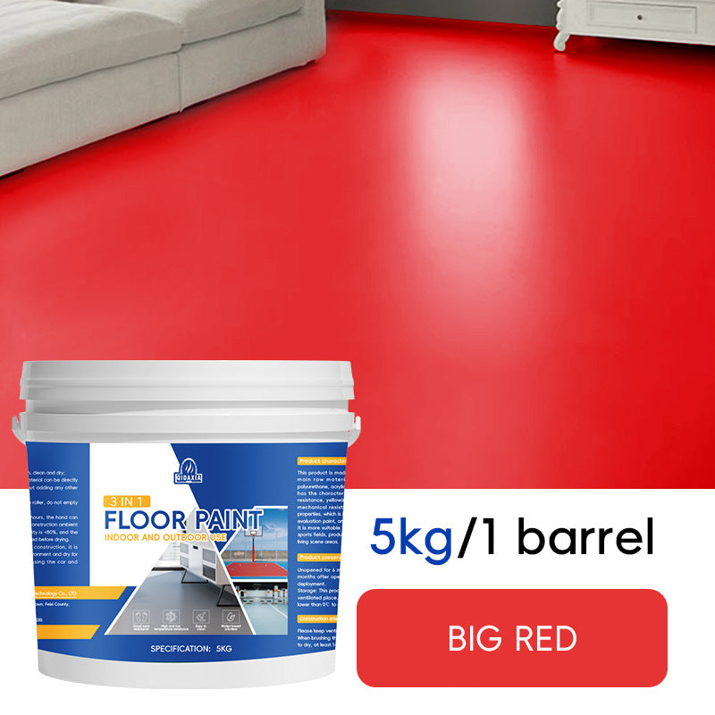 Home Floor Paint Three-in-One Epoxy Floor Paint Cement Floor Water-Based High Solid Wear-Resistant Resin Southeast Asia Environmental Protection