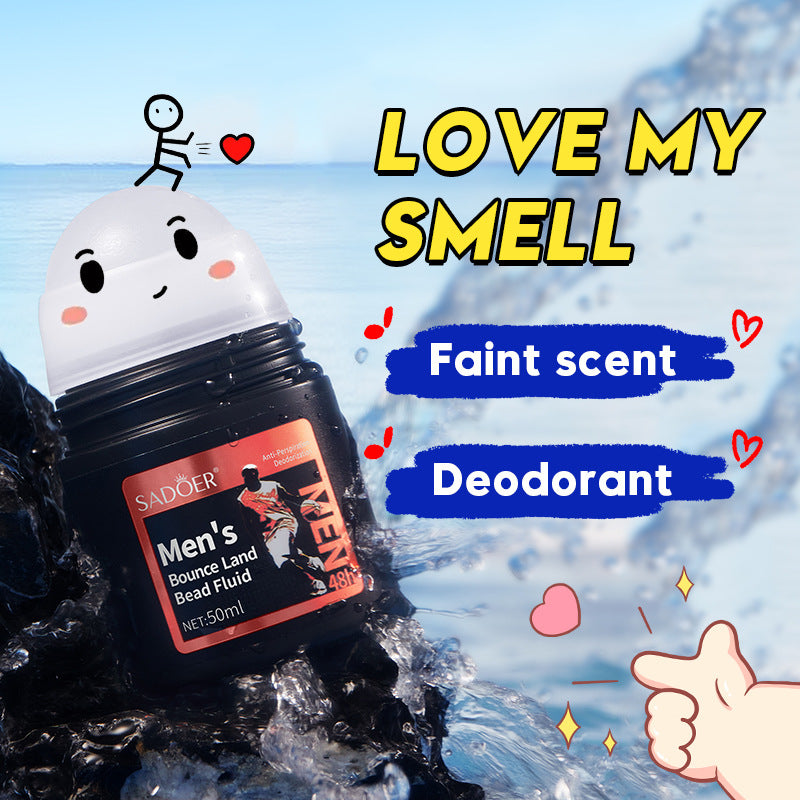 Men's Antiperspirant SADOER Antiperspirant Dry Portable Fragrance Roll-On Deodorant  Wholesale