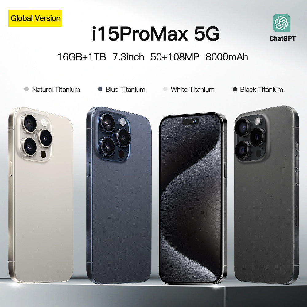 i15proMax Smartphone6.8Inch Hd Large Screen3+64GB Android Hot-Selling Phones Wholesale
