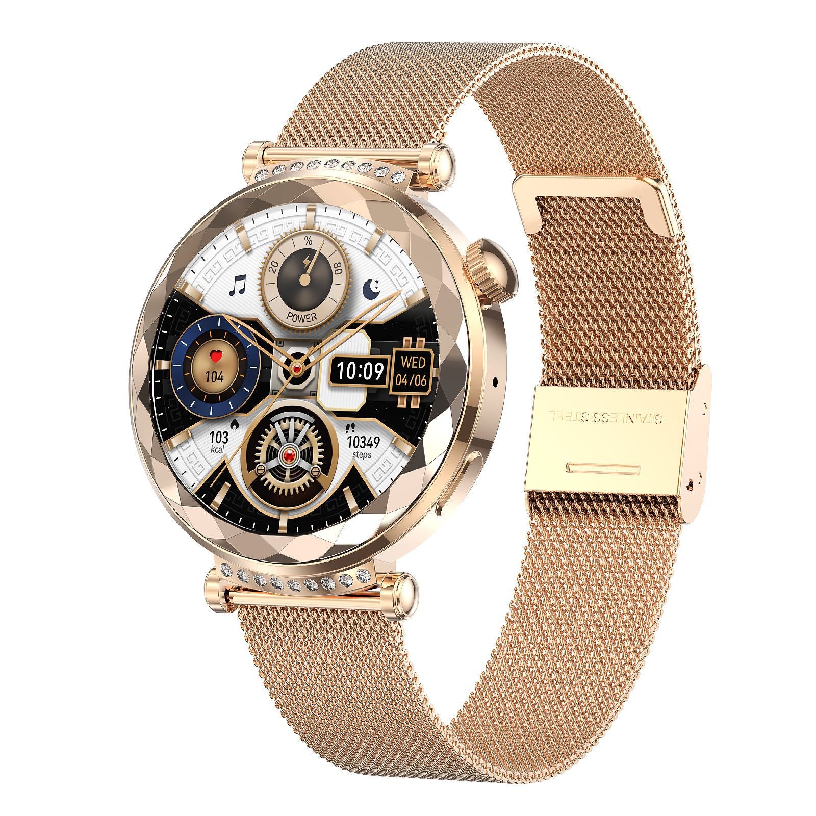 HK88Smart Watch Bluetooth Call Heart Rate Blood Pressure Blood Oxygen NFC Screen ladies multifunctional Bluetooth version touch screen