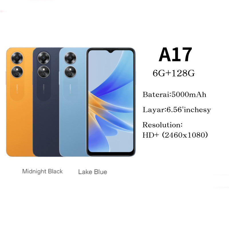 New Hot A17Smartphone4G All-Network Compatible Student Android Phone3+32GB Exclusively for wholesale