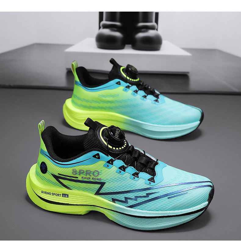 2025New8pro Full Palm Carbon Plate Racing Shock Absorption Running Shoes Men and Women Couples Rotating Buckle Youth Shoes Sports