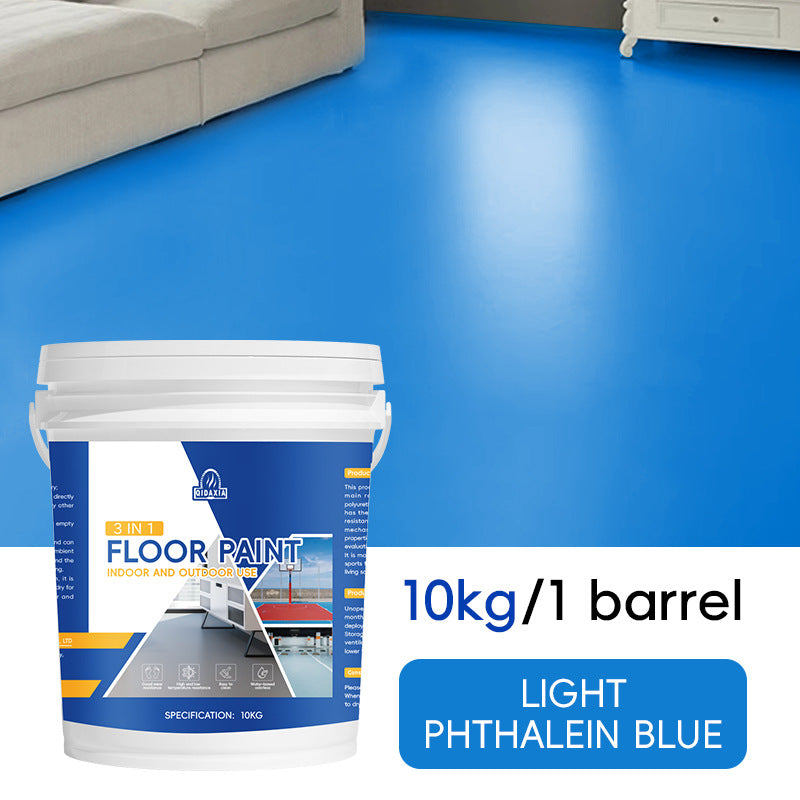 Home Floor Paint Three-in-One Epoxy Floor Paint Cement Floor Water-Based High Solid Wear-Resistant Resin Southeast Asia Environmental Protection