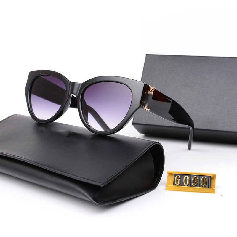 Park Caiying ROSE Same Style Sunglasses Versatile Fashionable Trendy Personality Street Style Sunglasses Wholesale6090